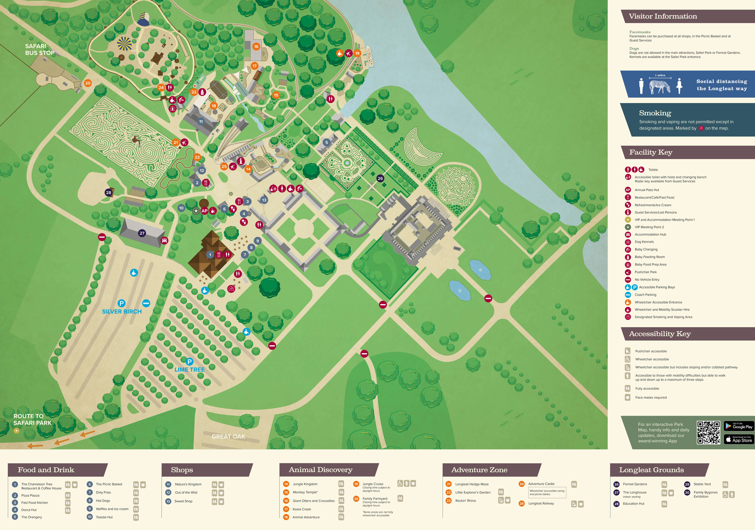 Directions To Longleat Safari Park Park Maps | Visitor Info | Longleat